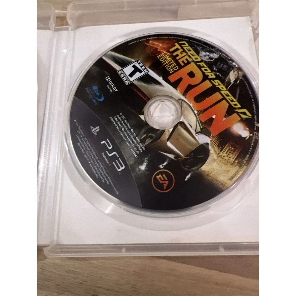 EA Need for Speed The Run Limited Edition‎ PS3 Video Game Black Racing